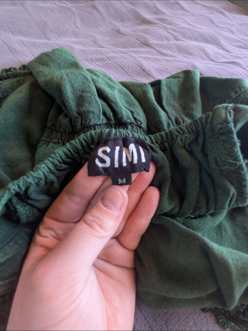 Green Fairy Embroidered Dress - Picture 2 of 3